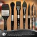 Silver Black Velvet Script Liner Watercolor Paint Brush - Size 1 Short Handle - Buy Online on GoSupps.com