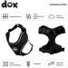 DDOXX Reflecting Airmesh Step-in Dog Harness - Adjustable XL for All Sizes | Black (Neck 42-58 cm Breast 52-76 cm) - Perfect for Puppies and Small Dogs - Buy Online on GoSupps.com
