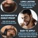 Beard Pencil Filler for Men Waterproof Beard Filling Pen Kit with Beard Brush Coverage Long Lasting Beard Pen for Men Beard Pen with 4 Tips(Black) - Buy Online on GoSupps.com