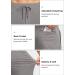 Pudolla Men's Joggers Sweatpants - 3 Zipper Pockets, Workout Track Pants for Running, Gym & Casual Activities - Light Grey, Medium - Buy Online on GoSupps.com