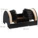 Relaxdays Scraper with Surrounding Outdoor Shoe Brush Robust Bristles Floor-Mount Black/Natural 40% Iron Wood 30% Plastic 1 Piece - Buy Online on GoSupps.com