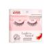 KISS Looks So Natural False Eyelashes - Lightweight Reusable Cruelty-Free Natural-Looking Contact Lens Friendly - Style Shy - 1 Pair Black - Buy Online on GoSupps.com