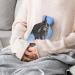 Black Horse Hot Water Bottle with Plush Cover - Ideal Hand Warmer for Adults & Children (26.5x15.3cm) - Shop Internationally! - Buy Online on GoSupps.com