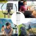 ROCKY&CHAO Stainless Steel Protein Shaker 700ml + 200ml - Double Wall Mixer with Powder Compartment & Ball - Ideal for Fitness & Sports (White) - Buy Online on GoSupps.com