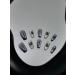 Y2K False Nail Kit Silver Gray Press On Nails Almond Handmade Jelly Gel Fake Nail -3D Sliver Glitter Flash Technology Sense Cat Eye Glitter Almond Glue On Nail Stiletto Acrylic Short Oval Stick On False Nail for Women (M Wide Nail Bed 20mm) - Buy Online on GoSupps.com