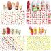 Nail Decoration Manicure Self-Adhesive 3D Fruits Nail Art Nail Stickers Nail Art Decals Supplies(15) (Multicolor 15) - Buy Online on GoSupps.com