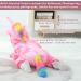 Doladola Baby Unicorn Romper | Flannel Hooded Jumpsuit for Toddler | Infant Outfit 3-6 Months - Buy Online on GoSupps.com