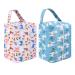 Pedobi 2 Packs Reusable Cloth Diaper Wet Dry Bags - Large Hanging Wet Bags with Buttons for Stroller - Waterproof Pod Cloth Diaper Bag - Washable Wet Bag for Diapers, Travel, Pool (Alpaca )