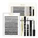 QUEWEL 144 PCs DIY eyelash extensions set cluster eyelash applicator tool Super hold cluster eyelashes glue and sealing for DIY eyelash extensions (Qu-H-DH-06) 1 piece (1 Pack) FDDE-Qu-DH-06