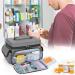 CURMIO Lockable Medicine Storage Bag with Portable Zippered Pouches - Gray | For First Aid Kits and Travel - Patent Pending - Buy Online on GoSupps.com
