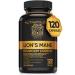 Organic Lion's Mane Mushroom Capsules - Nootropic Mushroom Supplements Formulated With 40% Polysaccharides & 20% Beta-Glucan! Immunomodulating Properties & A Potent Source Of Antioxidants. Supports Memory Cognition & Brain Health - 120 Capsules 120 count 