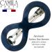 Camila Paris CP3275 Blue French Handmade Hair Barrette Clip for Women - Strong Hold Grip, No Slip, Durable Styling Accessory - Made in France - Buy Online on GoSupps.com