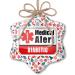 NEONBLOND Christmas Ornament - Red Diabetic Medical Alert - Patriotic Xmas Decoration - Buy Online on GoSupps.com