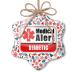 NEONBLOND Christmas Ornament Medical Alert Red Diabetic Red White Blue Xmas