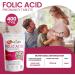 Red Label Health Folic Acid 400 mcg Tablets 60 Vitamin B9 Tablets (2 Month Supply) Folate Fertility Supplement for Women Vegan Vegetarian Supports Maternal Tissue Growth Made in The UK 1 count (Pack of 60) - Buy Online on GoSupps.com
