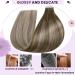LAAVOO Light Brown Balayage Tape-in Hair Extensions - 35cm Real Hair #8/60/8 - 20PCS Invisible Tape | Premium Quality & Soft Texture - Buy Online on GoSupps.com