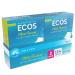 ECOS Laundry Detergent Sheets - No Plastic Jug for 114 Loads - Vegan, No Mess & Liquid Free - Laundry Sheets in Washer - Hypoallergenic, Plant Powered Laundry Detergent Sheets Free & Clear 57 Count (Pack of 2)