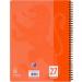 Oxford Touch A4 College Block - Ruled with Double Margin 80 Sheets Coral (Pack of 2) | International Shipping Available - Buy Online on GoSupps.com