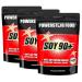 Powerstar Soy 90+ |Soy-protein isolate without added sugar |Made in Germany |Genetic engineering unchanged |3 x 1000g that can be mixed as desired - please specify as a message/special request Mixed 1 kg (3 pack)