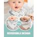 Cheeky Chompers Bibs for Dental Babies | Award-Winning Bandana with Silicone Bite Ring | Hygienic Absorbent & BPA-Free | Panda Pals Design - Buy Online on GoSupps.com