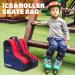 Hytiland Roller Skate Bag - Adjustable Shoulder Strap - Large Capacity - Roller Skate Accessories for Kids and Adults - Lake Blue - Buy Online on GoSupps.com