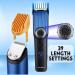 BarberBoss Beard Trimmer Men Hair Clippers - Nose Ear & Beard Grooming Set Ceramic Blade Waterproof LED Display Precision Dial 39 Cutting Lengths Rechargeable - Buy Online on GoSupps.com