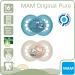 MAM Pacifier LATEX Original 16+ Mo | Set of 6 Boys with 3 Sterilization Boxes | Shop Internationally - Buy Online on GoSupps.com