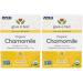 NOW Foods Chamomile Tea Comfort in a Cup Relaxing and Caffeine-Free Non-GMO Premium Unbleached Tea Bags with No-Staples Design 24-Count (Pack of 2)