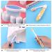 2-Piece Folding Travel Toothbrush Kit - Soft Bristles for Adults & Kids - Portable for Camping & Hiking (Blue & Yellow) - Buy Online on GoSupps.com