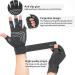Duerer Arthritis Compression Gloves with Straps - Fingerless Support for RSI Carpal Tunnel & Hand Pain Relief (Grey M) - Buy Online on GoSupps.com