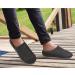 ADAX Men's Orthotic Plantar Fasciitis Slippers - High Arch Support, Pain Relief House Shoes for Heel & Flat Feet - Dark Grey (11-11.5) - Buy Online on GoSupps.com