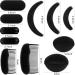 WILLBOND 11-Piece Black Sponge Volume Hair Bases Set for Women - Hair Styling Tools and Accessories for DIY Updo Hairstyles - Buy Online on GoSupps.com
