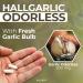 Hallusa Natural Odorless Garlic 500 mg Softgels | Heart Health & Cholesterol Support | Allium Sativum Garlic Supplement | Fresh Garlic Bulb Extract | 60 Softgels - Buy Online on GoSupps.com