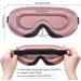 Soft & Breathable 3D Silk Sleep Mask for Women | Adjustable Eye Mask for Side Sleepers - Ros gold - Buy Online on GoSupps.com