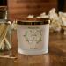 Personalised Large Double Wick Wedding Candle Gift with Floral Heart (French Cade Lavender) - Buy Online on GoSupps.com
