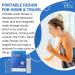 Shop Tuth Premium Dental Water Flosser - Portable Oral Irrigator with 4 Tips 3 Jet Settings IPX7 Waterproof - Ideal for Travel - Buy Online on GoSupps.com