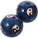 Beavorty Vintage Blue Enamel Baoding Balls - Traditional Chinese Hand Massage & Fitness Exercise Balls - Buy Online on GoSupps.com
