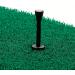 Fiberbuilt Adjustable Golf Tee - Premium Driving Range Mat Tees for Practice Net or Simulator - 2 Pack Black - Buy Online on GoSupps.com