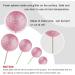 Astaron Mini-Balloons Cake Topper Set - 20 Glitter Pink Tortendeko Balls for Weddings Birthdays & Baby Parties - International Shipping - Buy Online on GoSupps.com