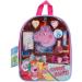Peppa Pig - Townley Girl Backpack Cosmetic Makeup Bag Set with Flip-up Mirror includes Lip Gloss, Nail Polish, Hair Bow & more for Kids Tween Girls, Ages 3+ perfect for Parties, Sleepovers & Makeovers