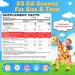 Kids Vitamin D3 K2 Gummies 2 Pack + Omega 3 Gummies for Kids 2 Pack - Buy Online on GoSupps.com