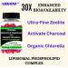 Nikoni Liposomal Zeolite, Activated Charcoal & Organic Chlorella, Supports Full Body Detox (240 Softgels) - Buy Online on GoSupps.com