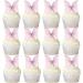 Gyufise 48Pcs Edible Butterfly Cake Decorations Butterfly Cupcake Topper Edible Wafer Paper Butterflies Edible Butterfly Cake Cupcake Decoration Purple - Buy Online on GoSupps.com