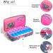 Pill Organizer Case Box | 7-Day Round Vitamin Organizer - Blue Grey | International Shipping Available - Buy Online on GoSupps.com