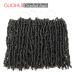 GUOHUI Super Light Butterfly Locs Crochet Hair 12 Inch 6 Packs Pre-Looped Soft Distressed Faux Locs Braids - 1B (Pack of 6) - Buy Online on GoSupps.com