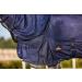 Breathable Horse Fly Sheet with Neck Insect Protection 95cm - Lightweight Summer Blanket for Cold Blood Horses - Dark Blue - Buy Online on GoSupps.com