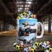 Planes Trains and Automobiles Classic Car Icons Personalised Mug with Choice of Sweets Gift - Buy Online on GoSupps.com