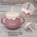 Teensy Peepsy Honeypot 100% Silicone Baby Training Cup - 2-in-1 Toddler Sippy Cup with Straw & Snack Lid - 8.5 oz Drinking Cup for Babies 6 Months+ (Pretty in Pink) - Buy Online on GoSupps.com