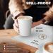 200 white paper cups 8 oz 240 ml for taking coffee with you - Buy Online on GoSupps.com