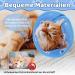 Fanshionstide Adjustable Anti-Trimming Cat Collar - Soft Protective Collar for Cats & Puppies Post-Surgery (M Blue) - Buy Online on GoSupps.com